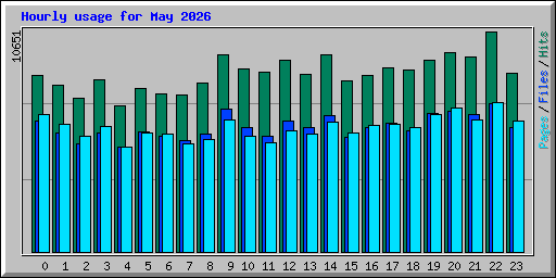 Hourly usage for May 2026